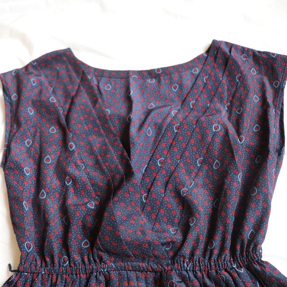 Navy Paisley Dress - Picture 5 of 5